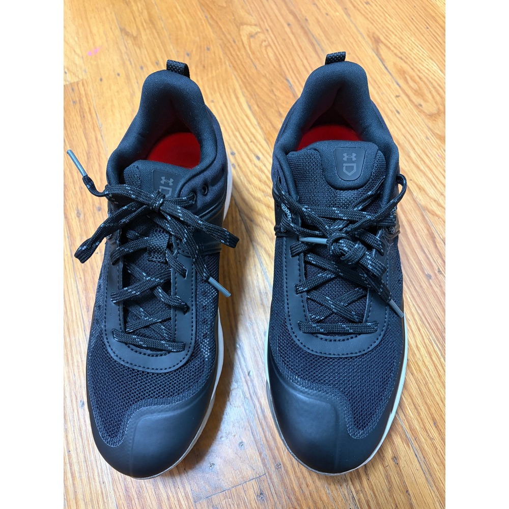 Under Armour Glyde ST Metal Softball Cleats Black White 3024328-001 Womens 7.5